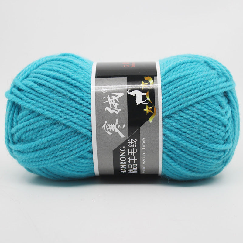 Thick Knitting Yarn Ball for Self-Woven Crafts - Cashmere Wool Material Kit