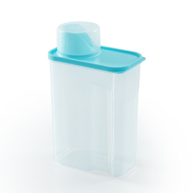 Square Plastic Storage Bin with Lid - Multi-Size & Color Options
