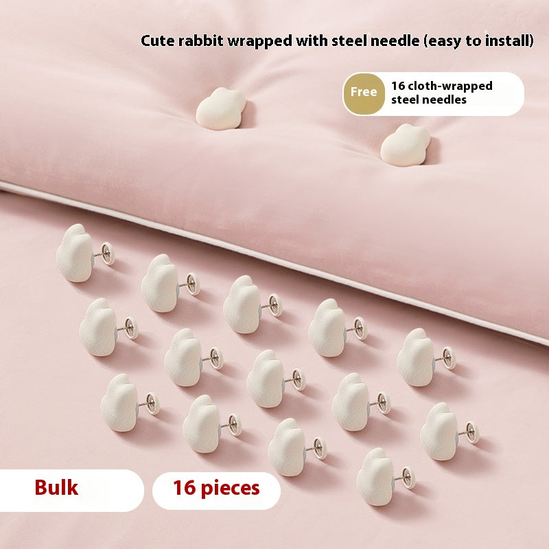 Rabbit Quilt Holder Skin-Friendly Detachable Storage Organizer