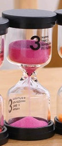 Quicksand Hourglass Bottle - Creative Glass Timer for Home Decor