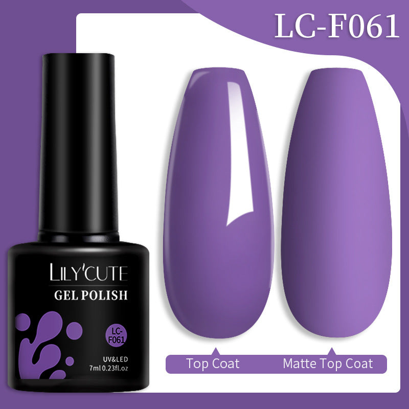 Colored Glitter Nail Glue Set for Nail Art - Waterproof & Non-Flushing