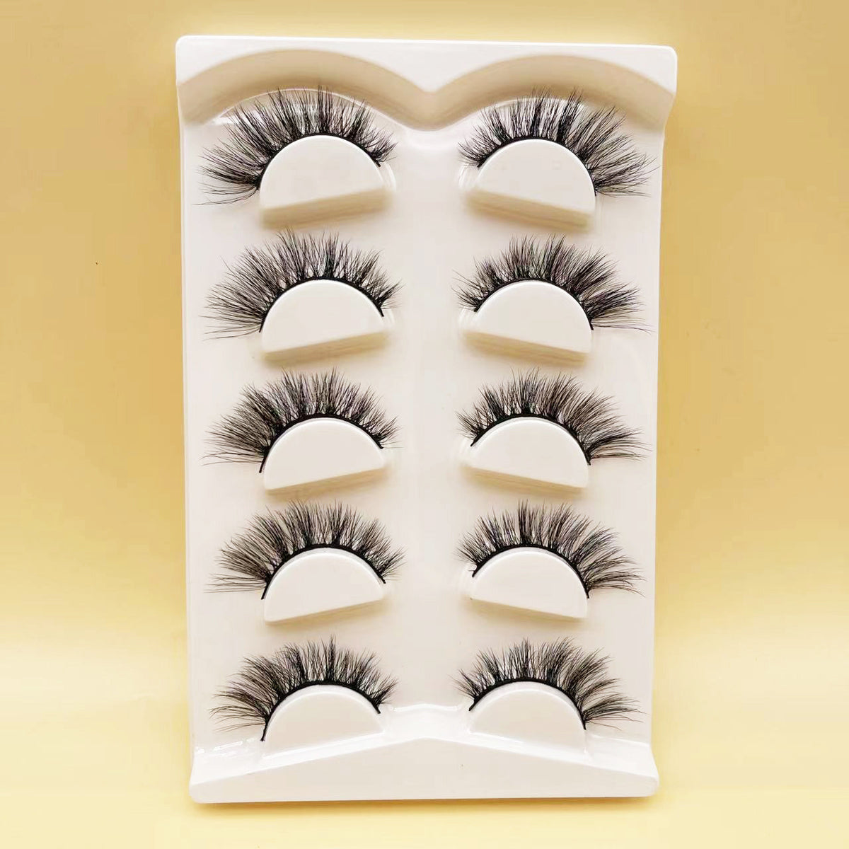 Natural Mink False Eyelashes with Lengthening Eye Tail Design - Multiple Styles