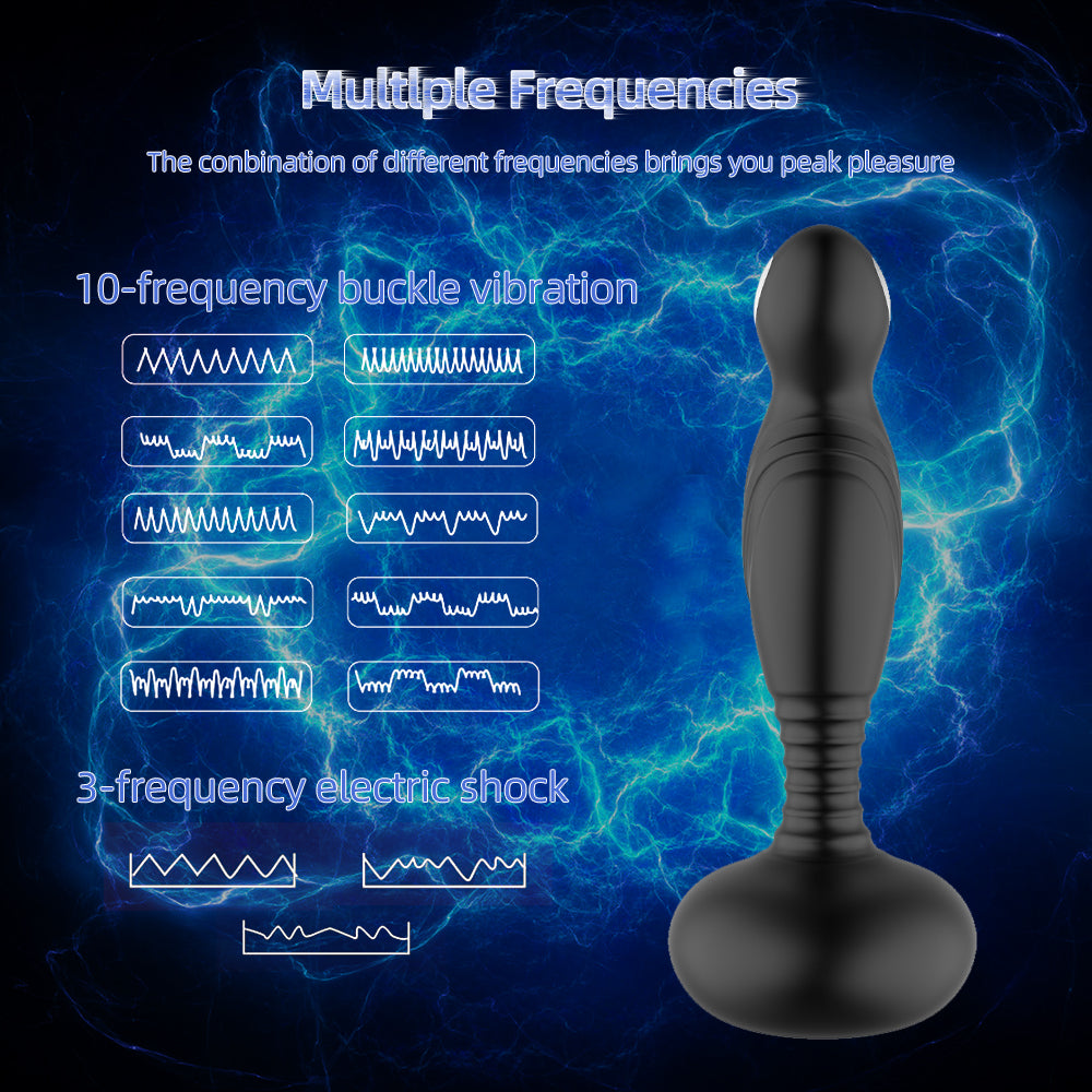 Rechargeable Liquid Silicone Wearable Butt Plug with Remote - Multiple Colors