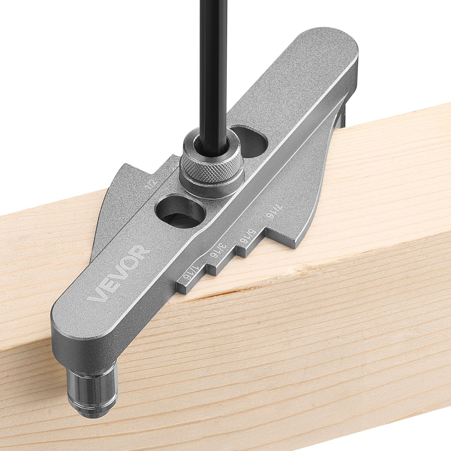 Self-Centering Dowel Jig Kit for Woodworking - Includes 3 Drill Sizes