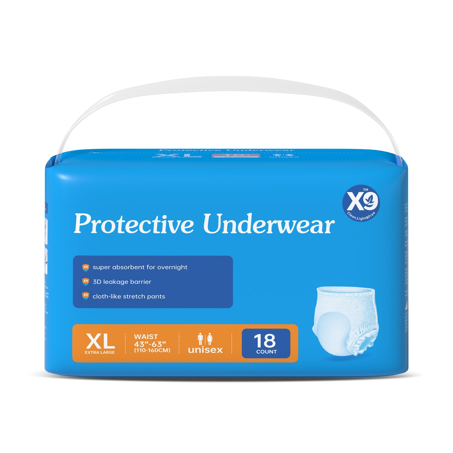 Ultra Soft Disposable Pull-Up Diapers for Adults - Multiple Sizes