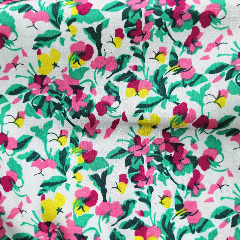 Dense Cotton Printed Fabric for Home Textile & Sewing - Spring & Summer