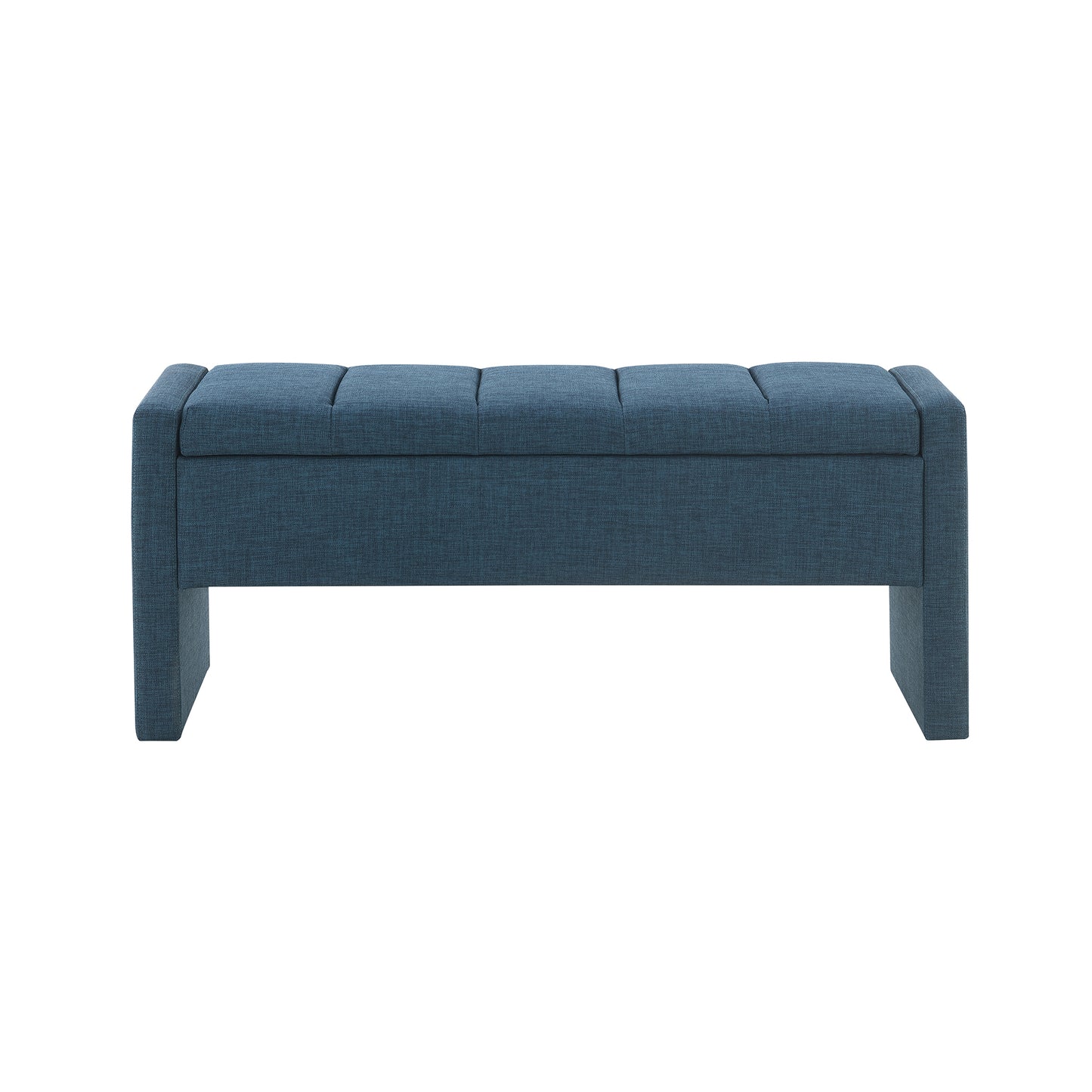 Modern Bed End Bench With Storage,Upholstered Large Foot Rest Stool,