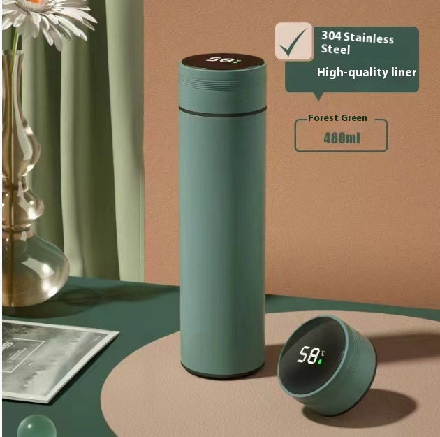 Portable Temperature Display Insulation Cup Stainless Steel 500ML