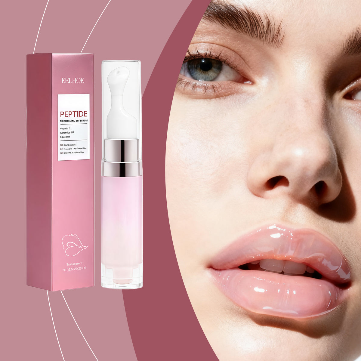 Skin Brightening Moisturizing Lip E Ssence -transparent Color-6.5g 1