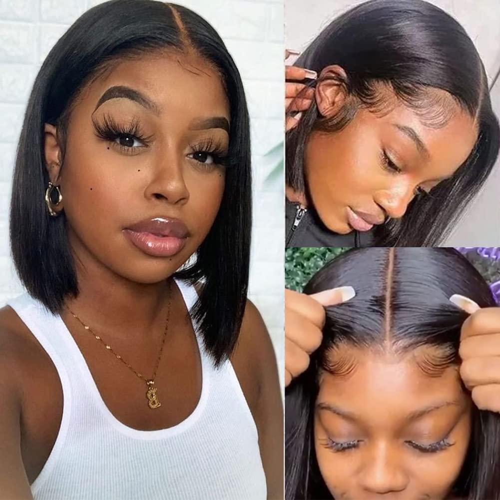 4X4 Bob Wig Short Human Hair Wig for Women – Multiple Sizes