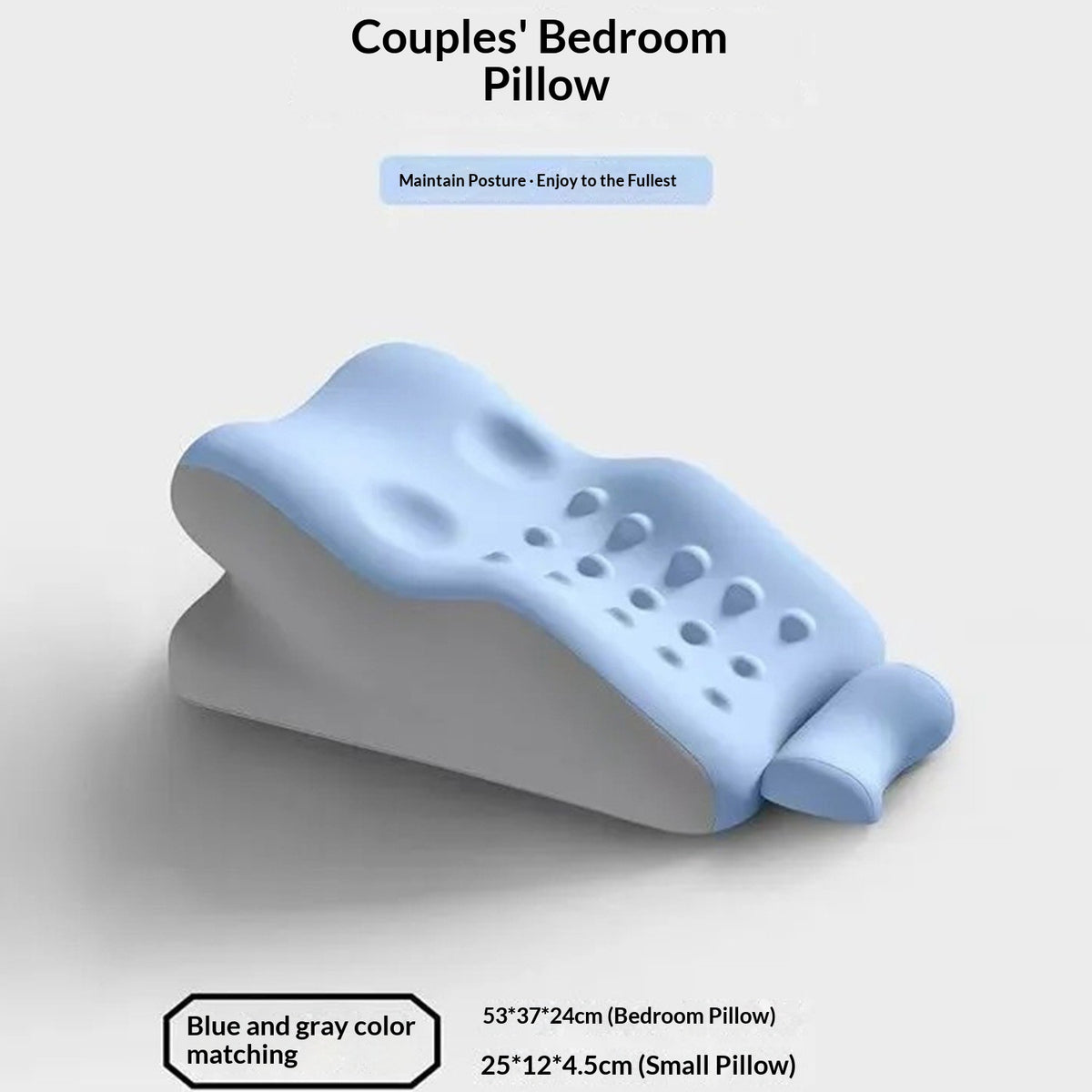 Multi-Functional Prone Sleeping Pillow for Belly Sleep - Memory Foam Bed Pillow