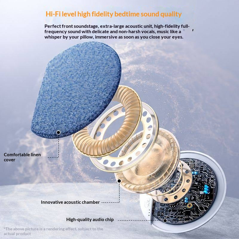 Wireless Sleep Aid Bluetooth Speaker for Pillow – Soothing Sounds for Relaxation