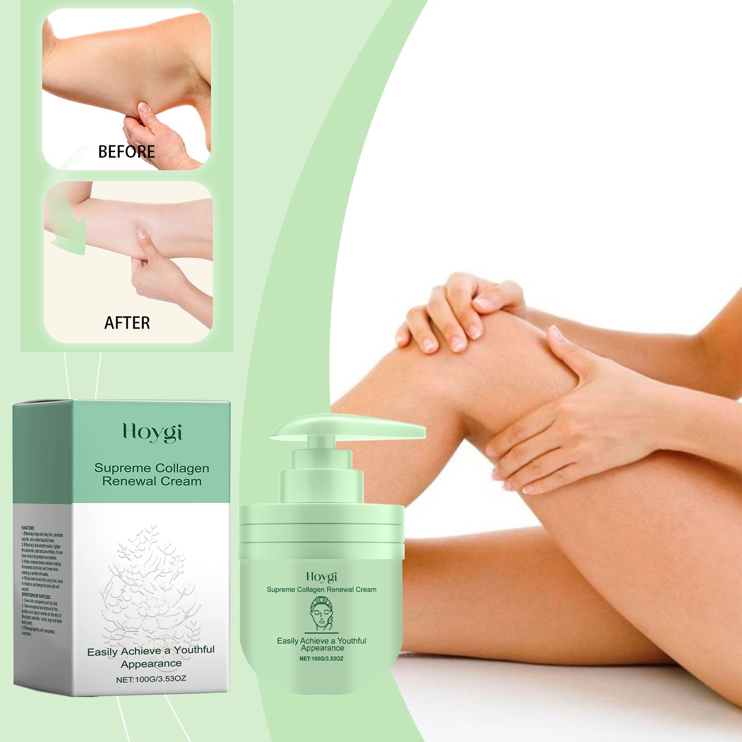 Collagen Moisturizer for Body Skin 100g - Hydrating & Skin Nourishing Cream