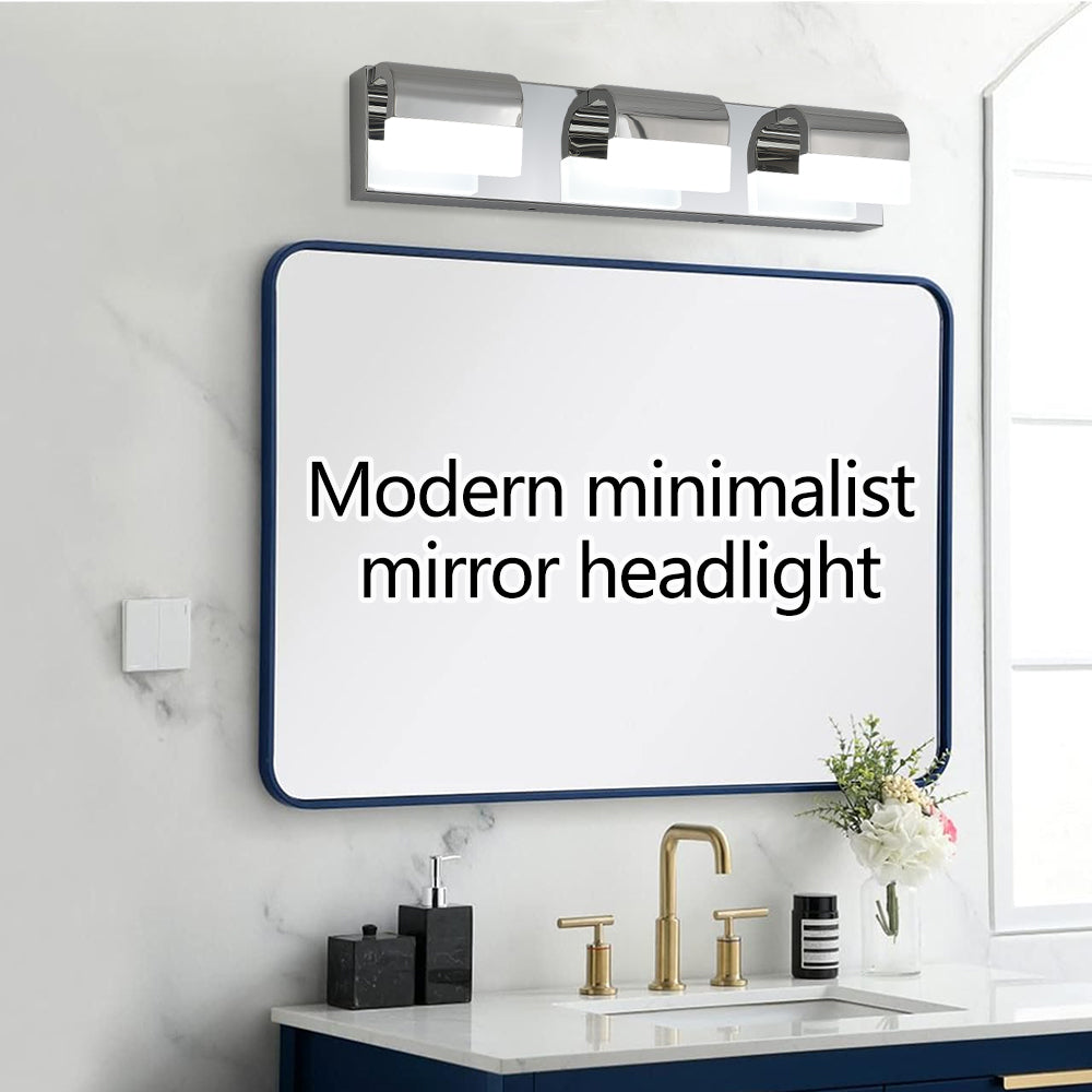 3-Light LED Bathroom Vanity Light Fixture - Modern Design