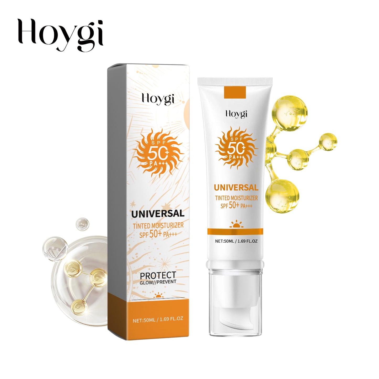 All-In-One Sunscreen Foundation Makeup with UV Protection 50ml