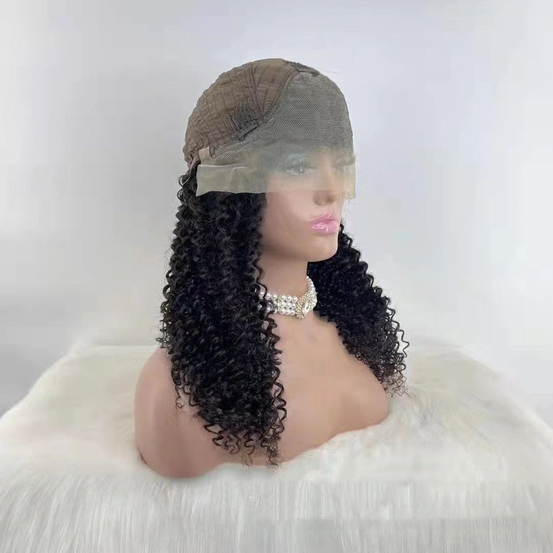 Curly 13x4 Lace Front Human Hair Wigs for Women - Natural, Soft & Dyeable