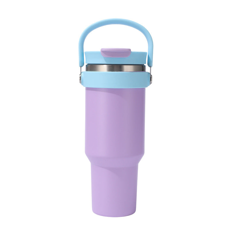 Large Capacity Double Wall Stainless Steel Car Cup - 40oz Drinkware