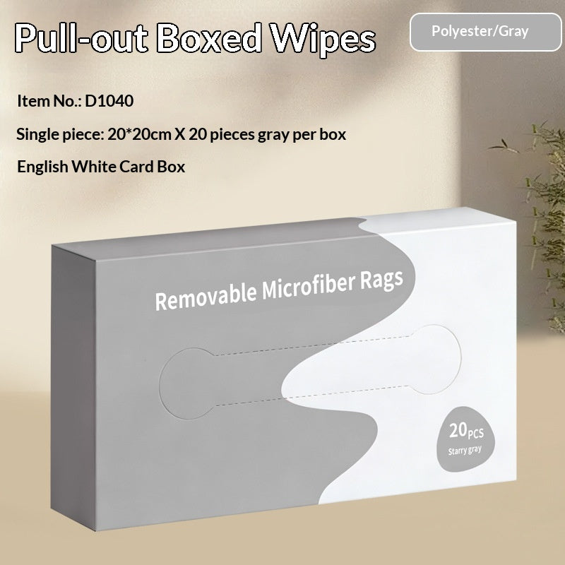 Disposable Pull-Out Kitchen Wipes - Thickened, Washable, Multi-Purpose Cleaning Cloths