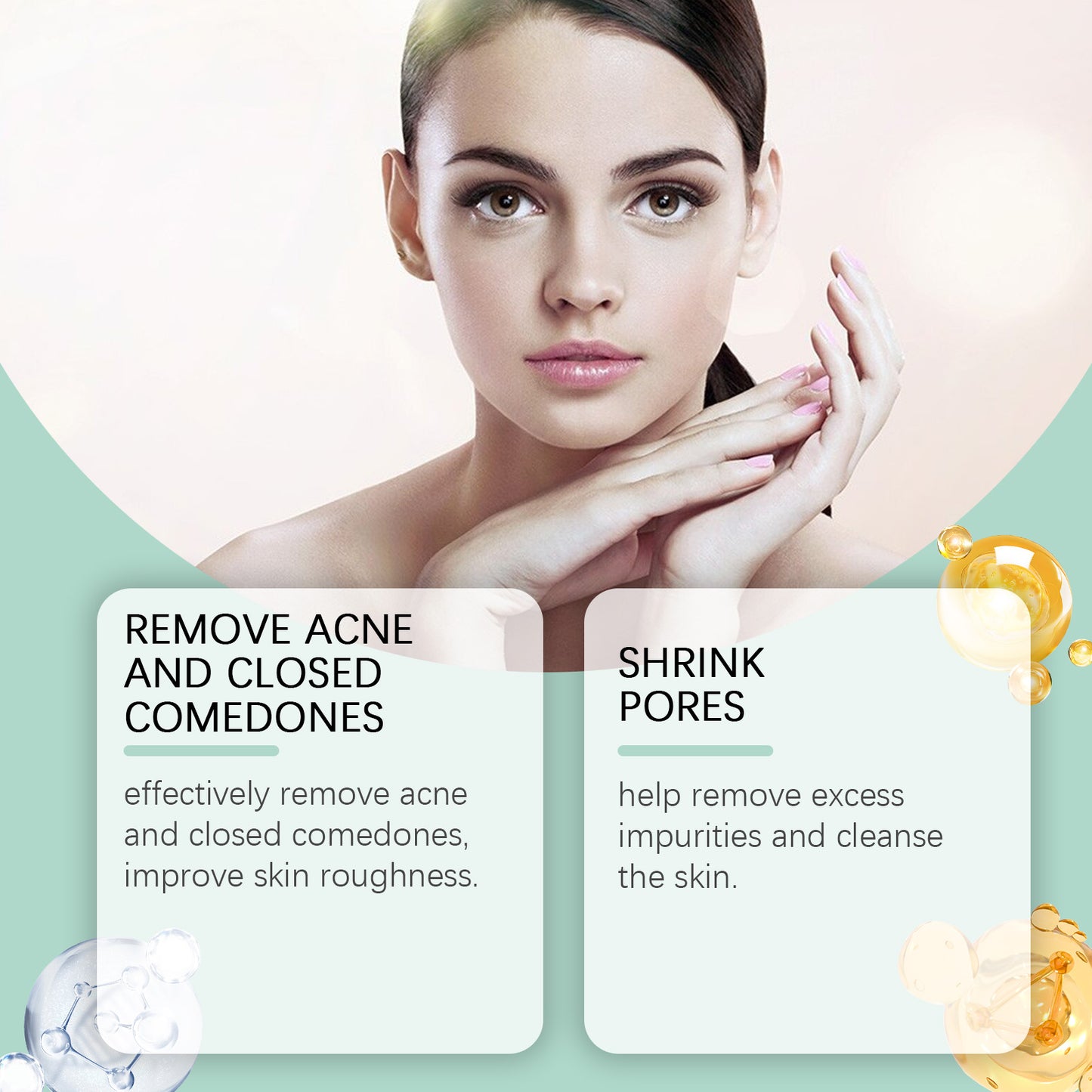 Facial Toner with Green Tea & Hyaluronic Acid - 100ml Acne Care