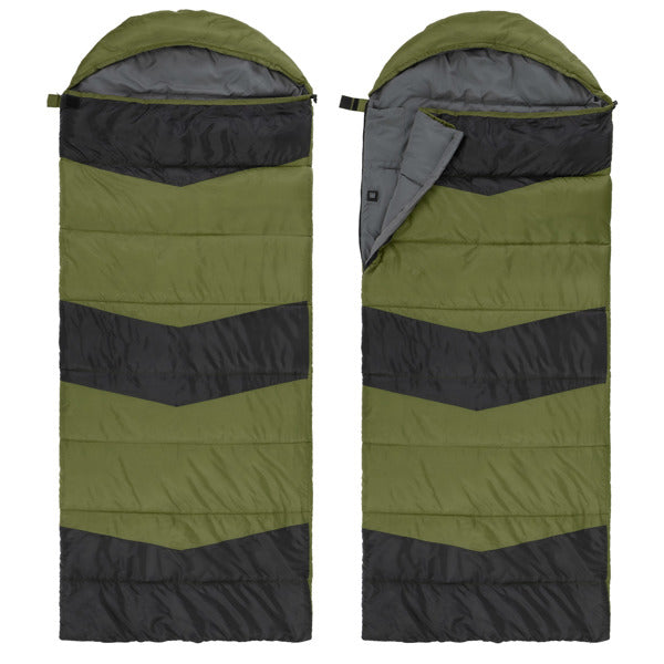 Heated Sleeping Bag with USB Heating Pads - Waterproof & Lightweight