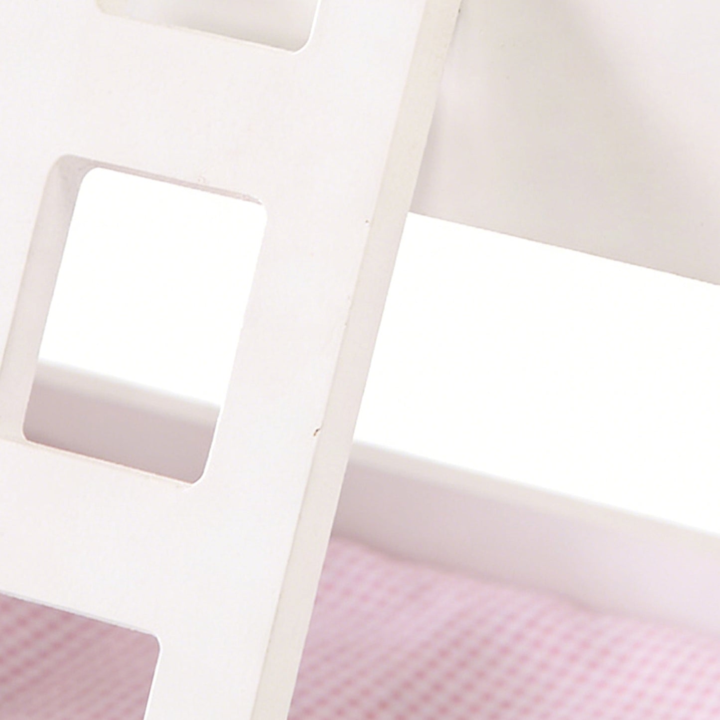 Baby Doll Bunk Bed Easy Assembly Wooden Play With Ladder Pink Bedding