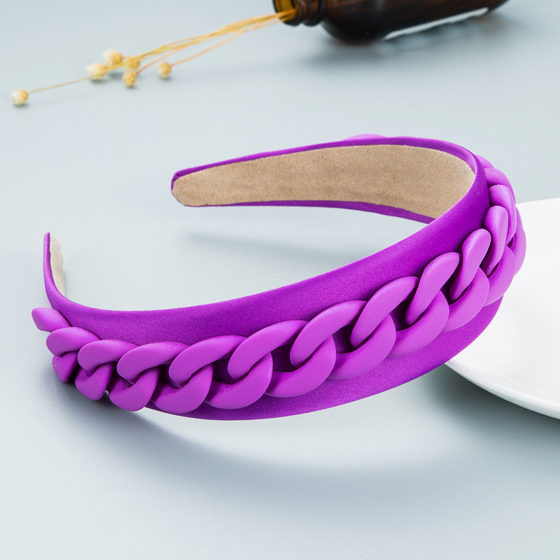 Women's Wide Brim Colorful Headband
