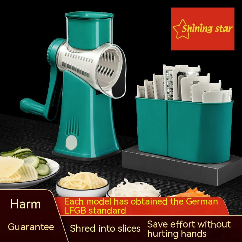 Multi-Function Vegetable Chopper Hand Roller Grater Slicer Kitchen Tool