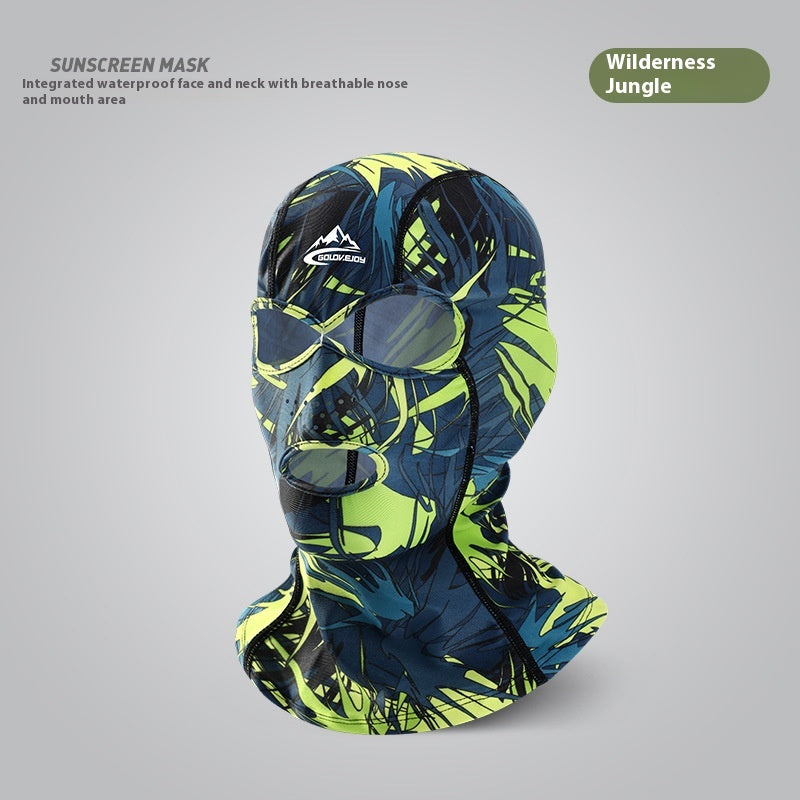 Full Face Swimming Sun Protection Head Cover - Multiple Colors