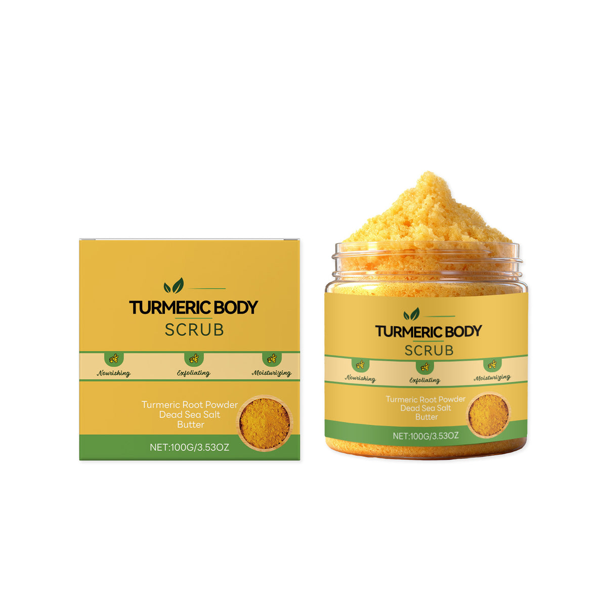 Turmeric Body Scrub Cream - 100g