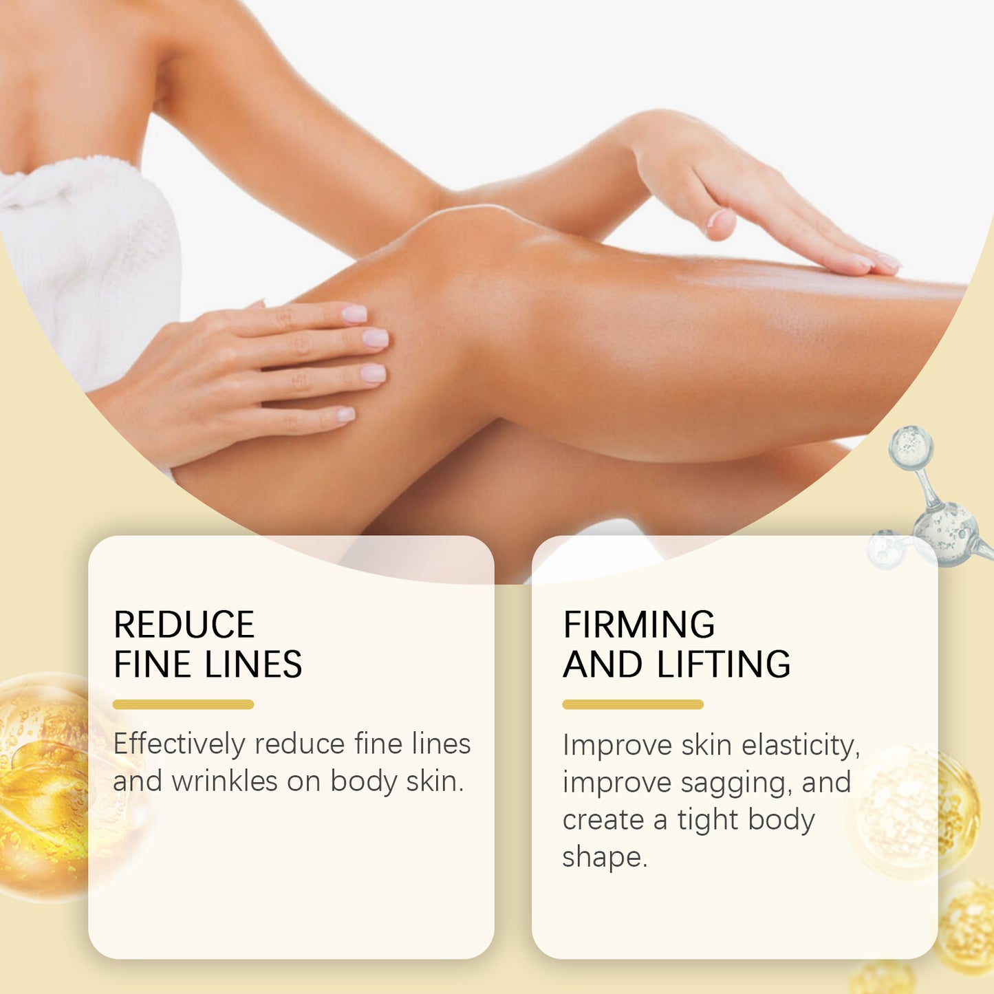 Firming Body Cream with Hyaluronic Acid & Vitamin B5 - Moisturizing Lotion