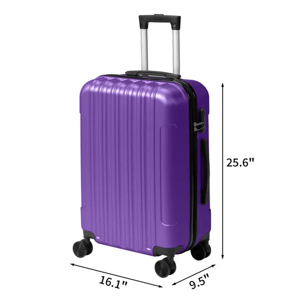 Three-in-one Textured Frosted Case Shell, Non-TSA Customs Lock,