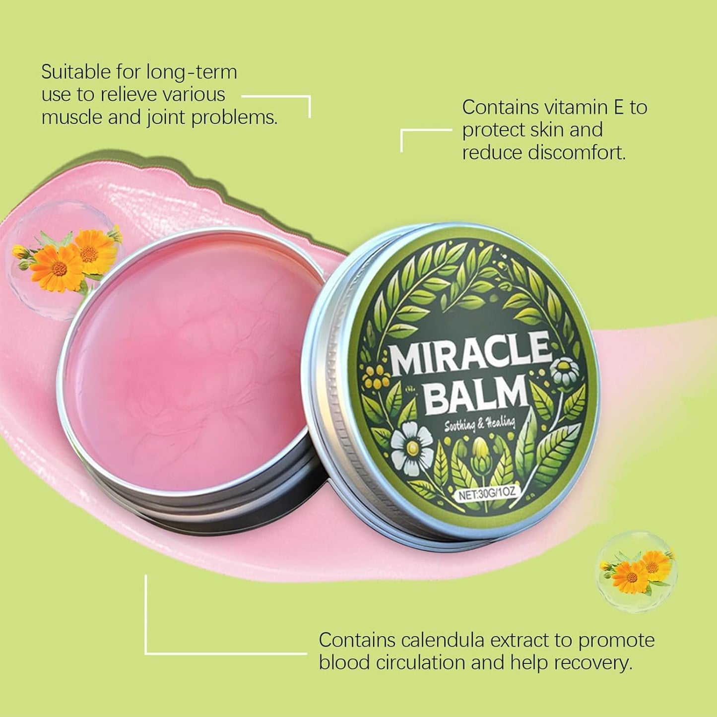 Natural Soothing Joint Cream - Fast Absorbing Muscle & Body Relief Balm