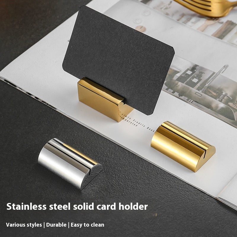 Minimalist Stainless Steel Seat Plate for Home and Garden Decor