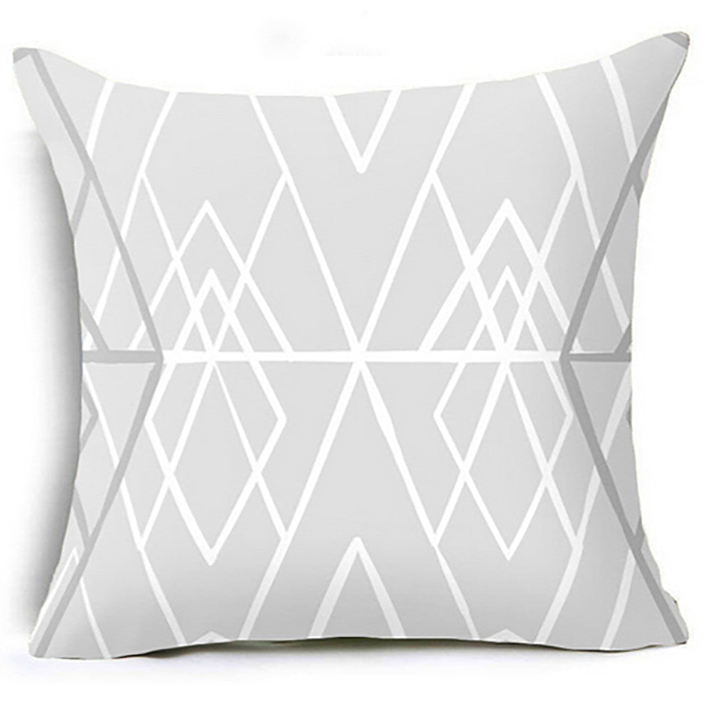 Modern Minimalist Living Room Pillowcase Set - Geometric Design, 45x45cm
