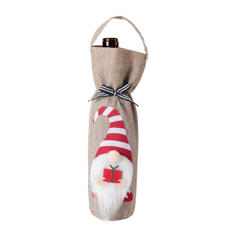 Christmas Bottle Cover Set with Multiple Styles - Holiday Decor