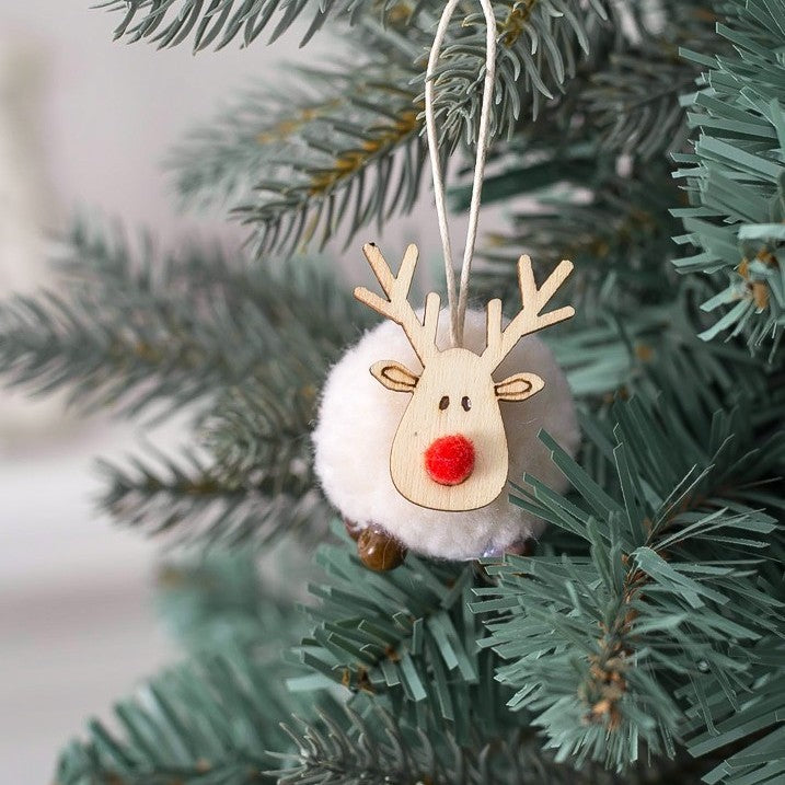 Nordic Style Christmas Decoration Pendant for Vehicles - Festive Holiday Ornaments