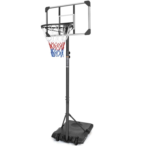 Portable Basketball Goal System with Adjustable Height - 5.6 to 7ft
