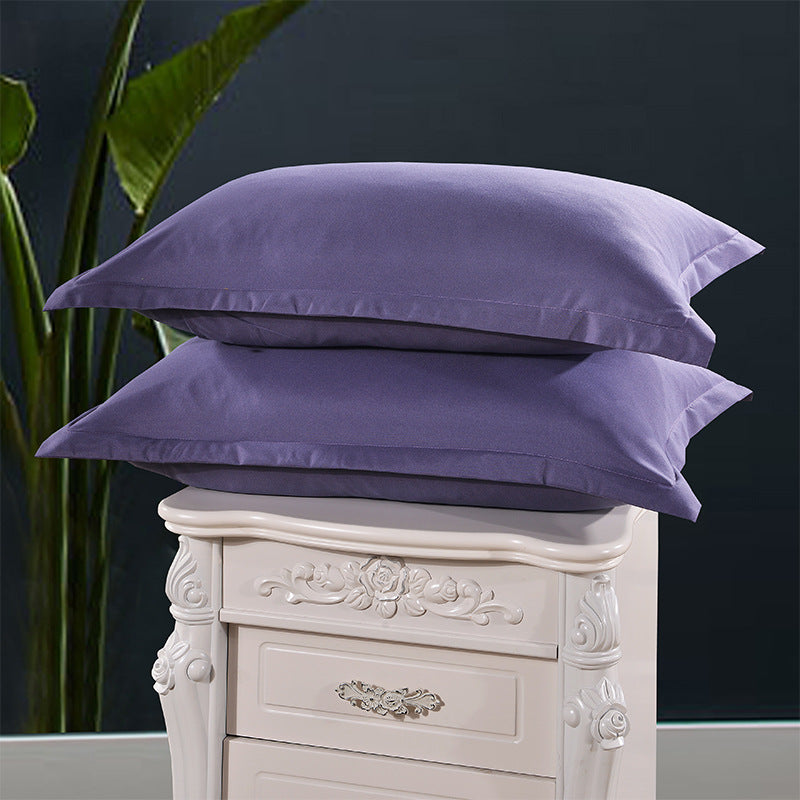 Upgraded Single Pillowcase - 48x74cm Home Textile Set of 2 for Bedroom Decor