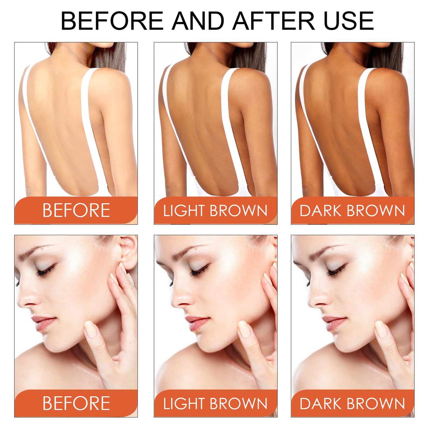 Natural Carrot Oil Tanning Cream - Sun-Kissed Bronzing Gel for Face