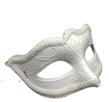 Venetian Masquerade Ball Mask for Party and Costume - Lace-Up Half Face Design