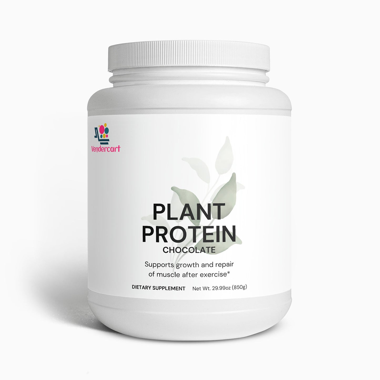 Plant Protein Powder - Chocolate - 21g Protein for Muscle Recovery