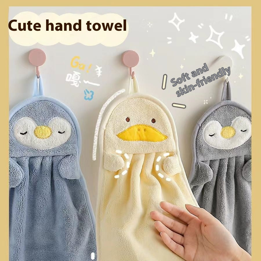 Cute Hanging Hand Towel for Kitchen - Lint-Free Household Decor