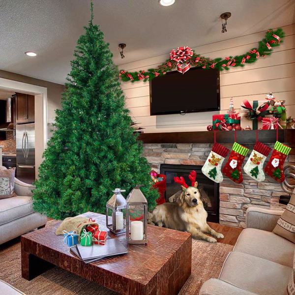 7ft Green PVC Christmas Tree with 1100 Branches