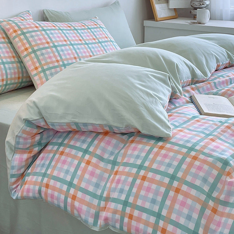 Pure Cotton Four-Piece Quilt Cover Set - Multiple Sizes & Patterns