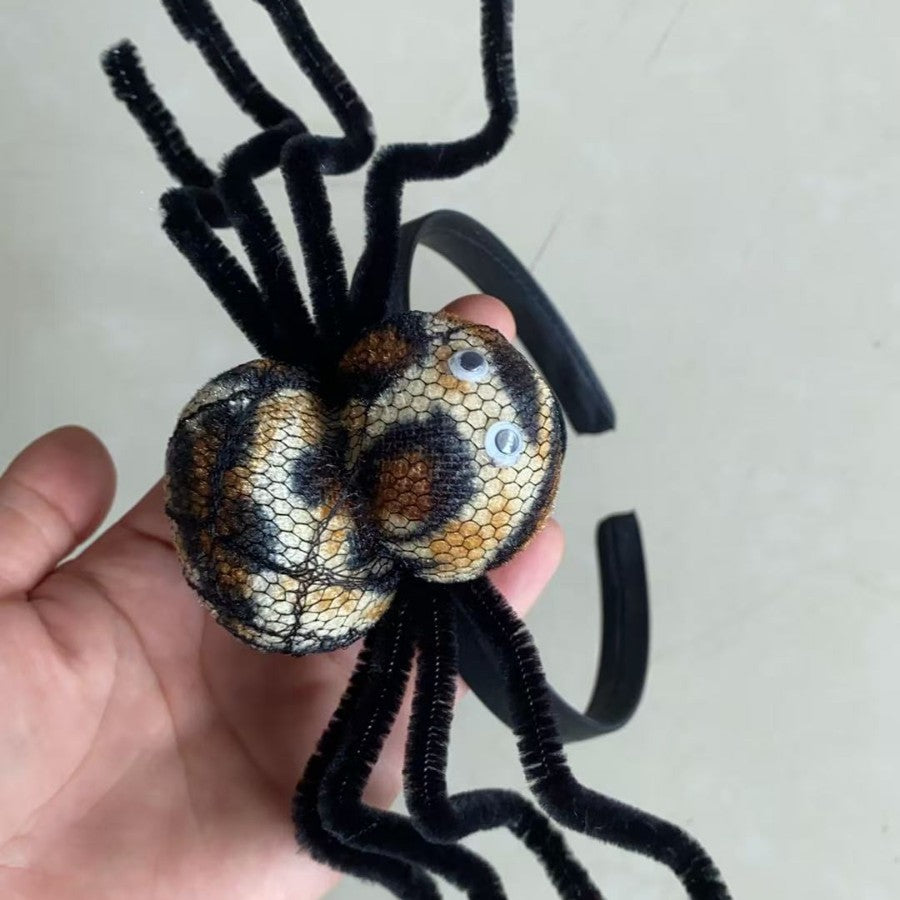 Halloween Spider Headband - Leopard