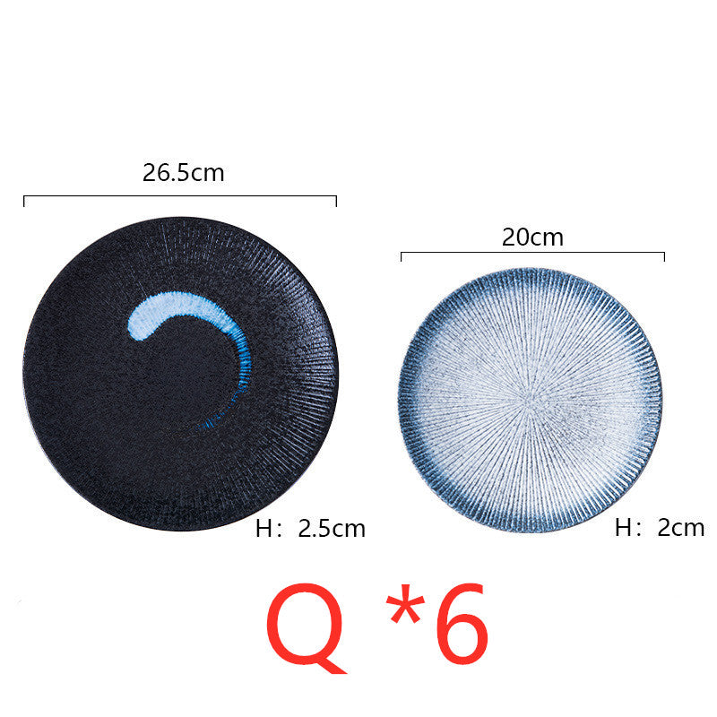 Ceramic Dinner Plate for Western Food - Household Dining Ware