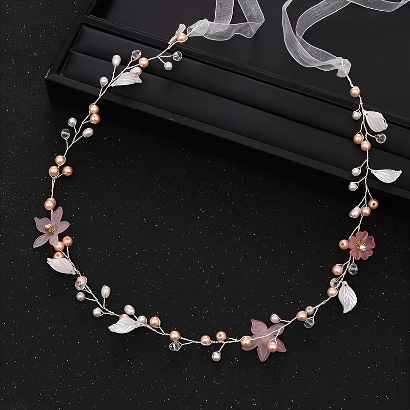 Crystal Leaf Rhinestone Hair Vine Headband
