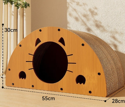 Sisal Cat Scratch Board with Crumb-Resistant Mat | Durable Pet Furniture