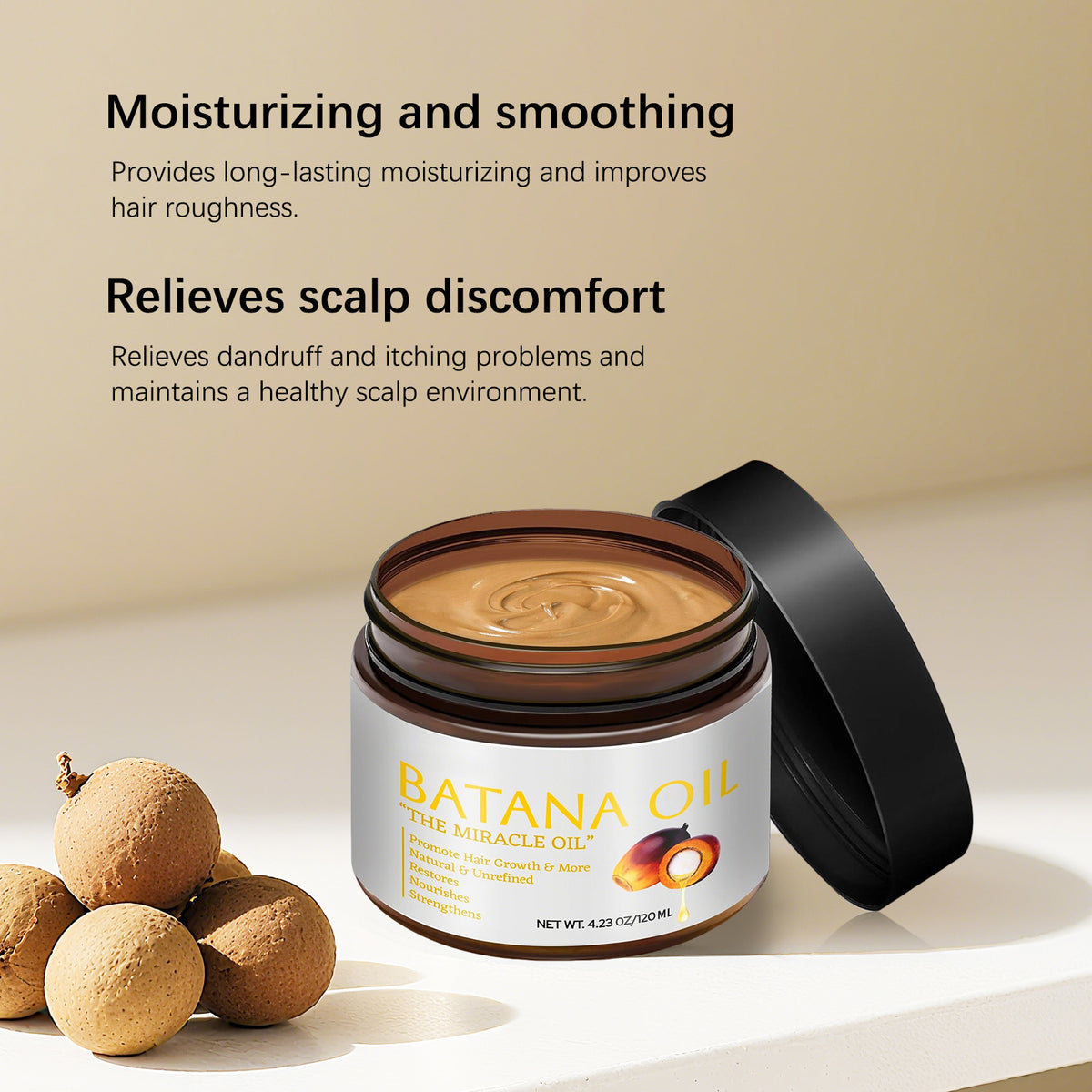 Batana Hair Mask Nourishing Repair for Frizzy Hair - 120ML