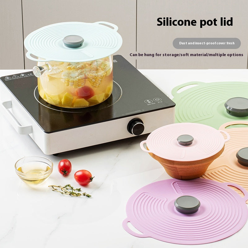Silicone Food Cover Set - Spill-Proof, Airtight, Reusable Pot Lids 15-31cm